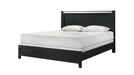 Lamar Black Wood Queen Bedroom Set