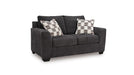 Loreo Gray Fabric Sofa & Loveseat Set
