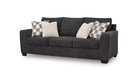 Loreo Gray Fabric Sofa & Loveseat Set