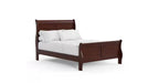 Louis Philippe Brown Wood Queen Bedroom Set
