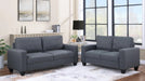 Lulu Gray Linen Blend Sofa & Loveseat Set