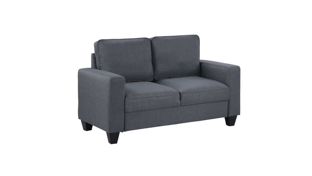 Lulu Gray Linen Blend Sofa & Loveseat Set