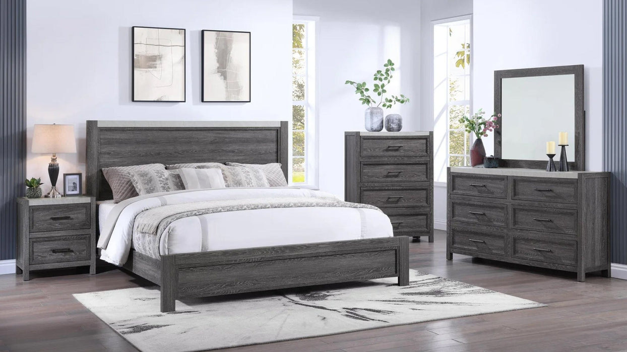 Madsen Gray Wood Queen Bedroom Set