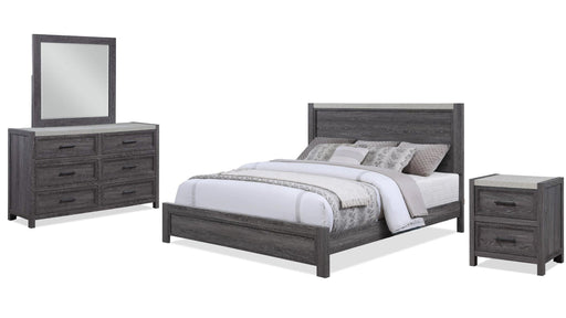 Madsen Gray Wood Queen Bedroom Set