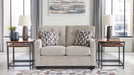 Mahoney Beige Fabric Sectional Sofa & Loveseat