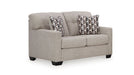 Mahoney Beige Fabric Sectional Sofa & Loveseat