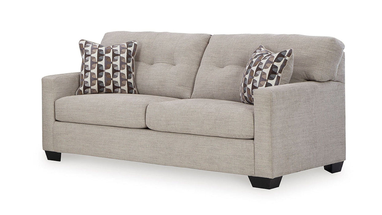 Mahoney Beige Fabric Sectional Sofa & Loveseat
