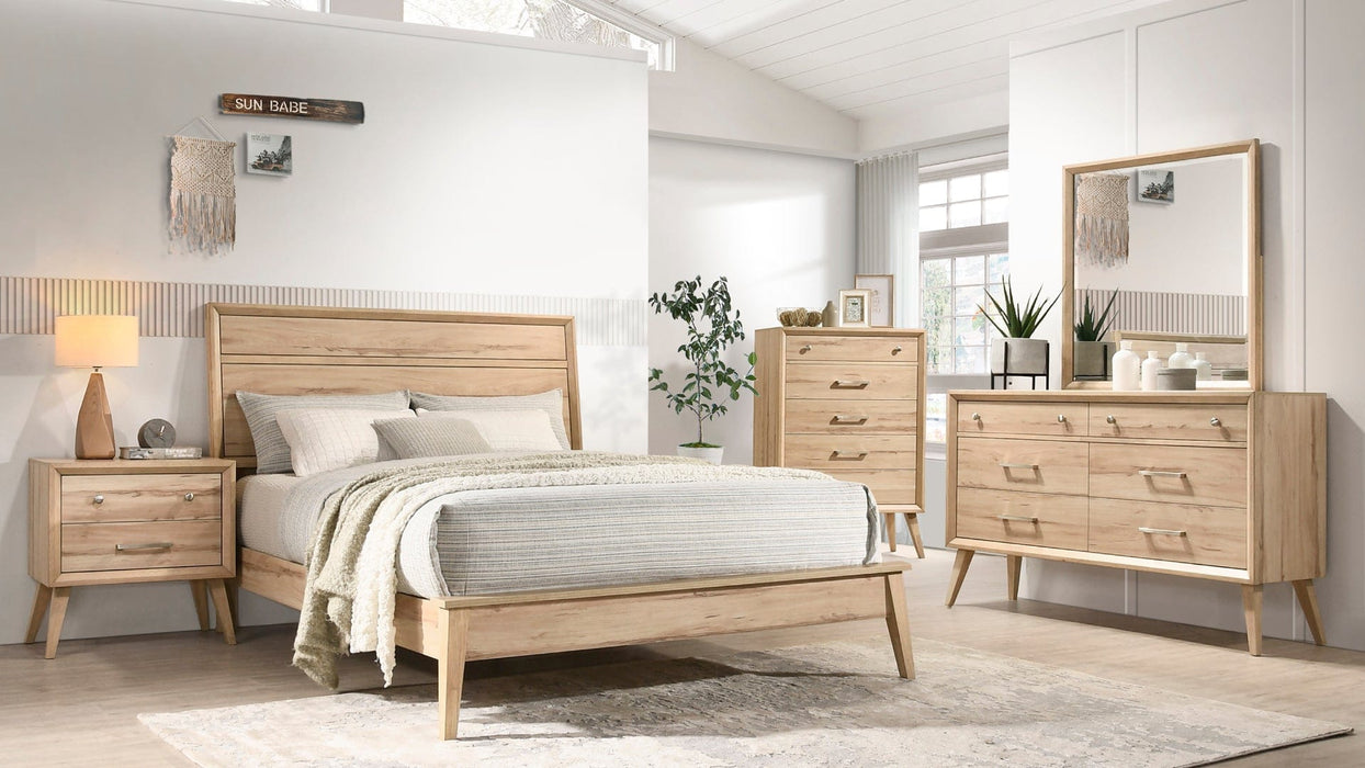 Marrin Brown Wood Queen Bedroom Set