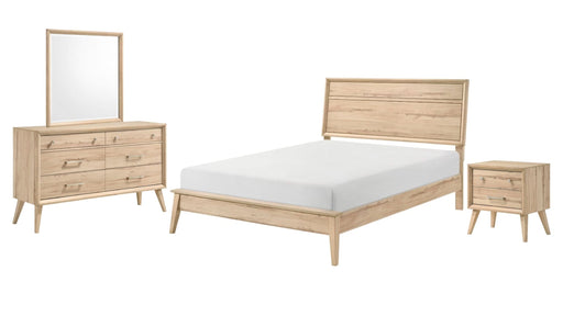 Marrin Brown Wood Queen Bedroom Set