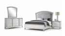 Maverick Platinum Wood And Upholstered Queen Bedroom Set