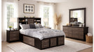 Maxim Gray Wood California King Bedroom Set