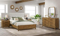 Nelson Brown Wood And Upholstered Queen Bedroom Set