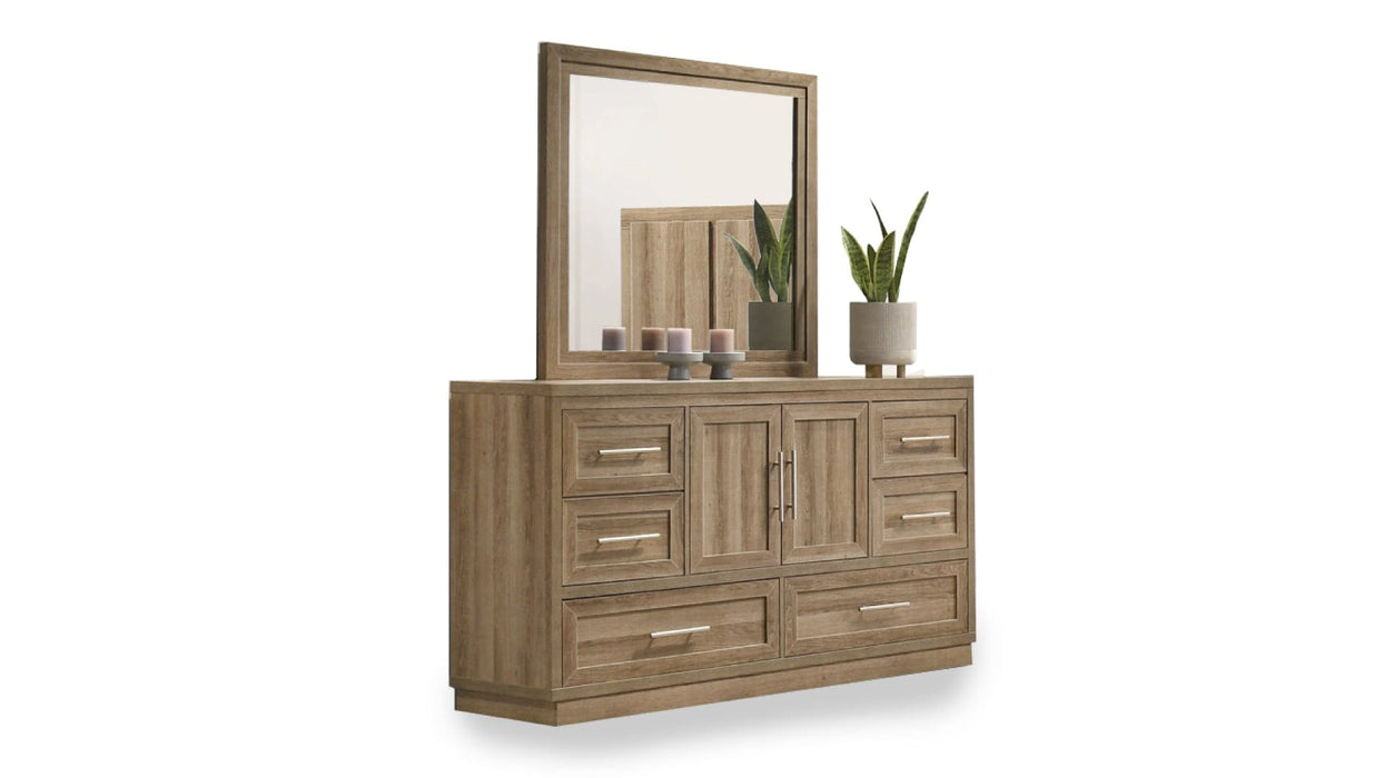 Packer Brown Wood Queen Bedroom Set