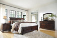 Porter Brown Wood Queen Bedroom Set