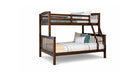 Powell Spader Brown Wood Twin Over Full Bunk Bed