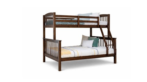 Powell Spader Brown Wood Twin Over Full Bunk Bed