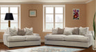 Renegade Beige Fabric Sofa & Loveseat Set