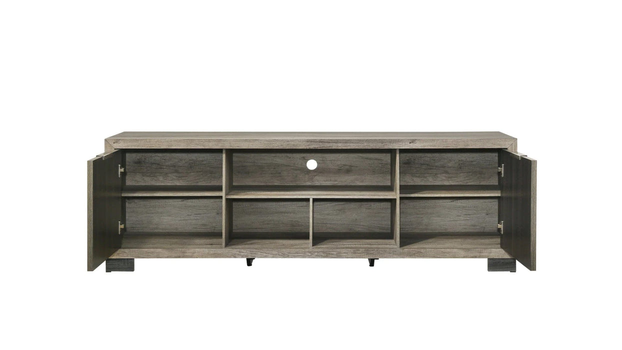 Rengley Gray Wood TV Stand