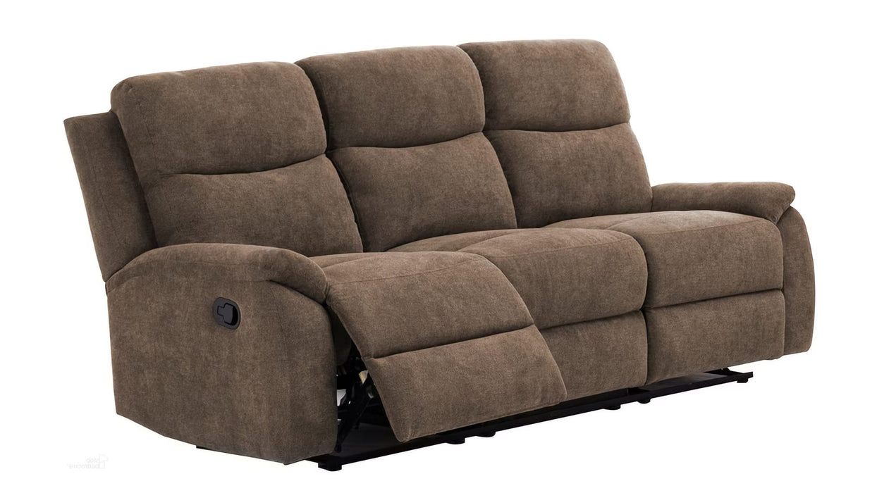 Ronald Dual Reclining Brown Fabric 3pc Set