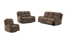 Ronald Dual Reclining Brown Fabric 3pc Set