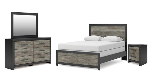 Ryderton Black Wood Queen Bedroom Set