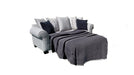 Sia Gray Fabric Sofa Bed