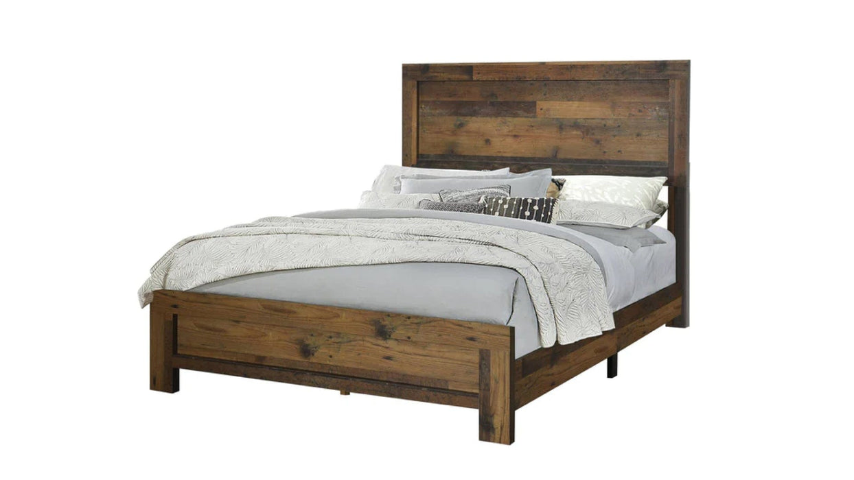 Sidney Brown Wood Queen Bedroom Set