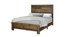 Sidney Brown Wood Queen Bedroom Set