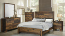 Sidney Brown Wood Queen Bedroom Set