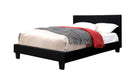Sims Black Linen Blend Full Bed