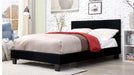 Sims Black Linen Blend Full Bed
