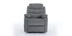 Steph Gray Fabric Recliner