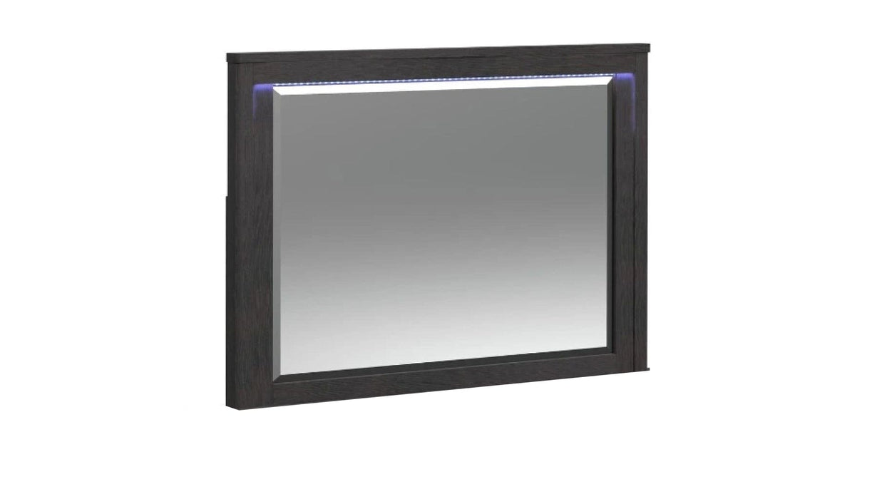 Tobias Black Wood Full Bedroom Set