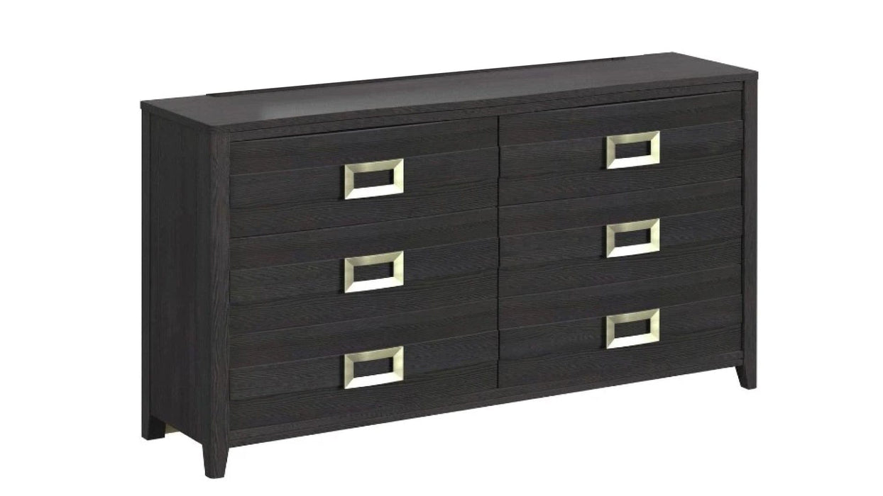 Tobias Black Wood Full Bedroom Set