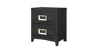 Tobias Black Wood Full Bedroom Set