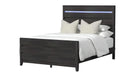 Tobias Black Wood Full Bedroom Set