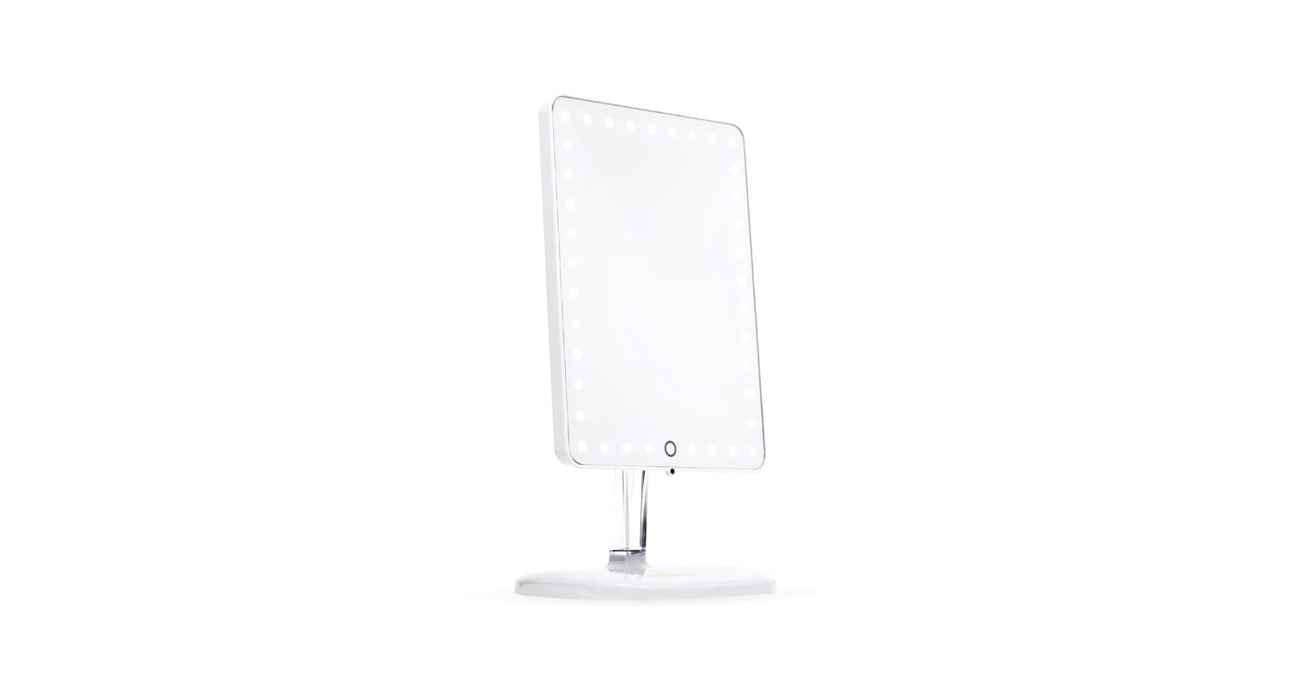 Touch Pro White Plastic Vanity Mirror
