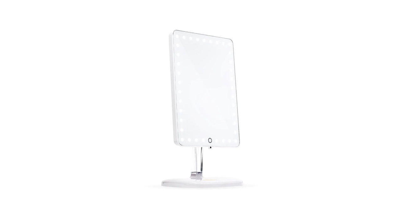 Touch Pro White Plastic Vanity Mirror