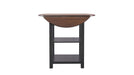 Vail Black Wood Counter Height 3pc Coffee Table Set