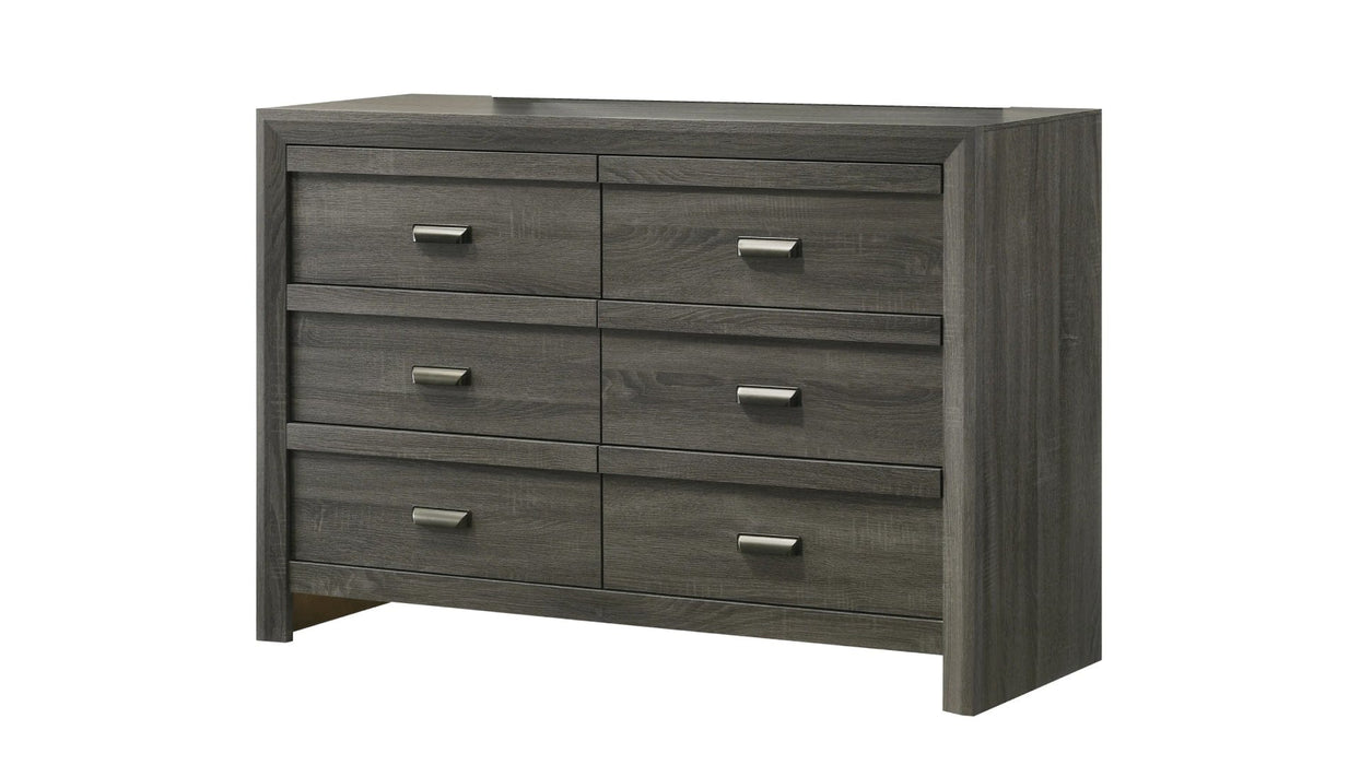 Valor Gray Wood Queen Bedroom Set