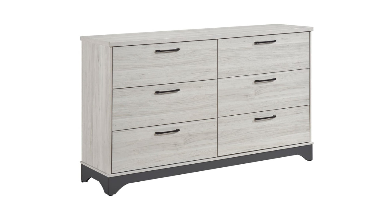 Westport Beige Wood And Upholstered Queen Bedroom Set