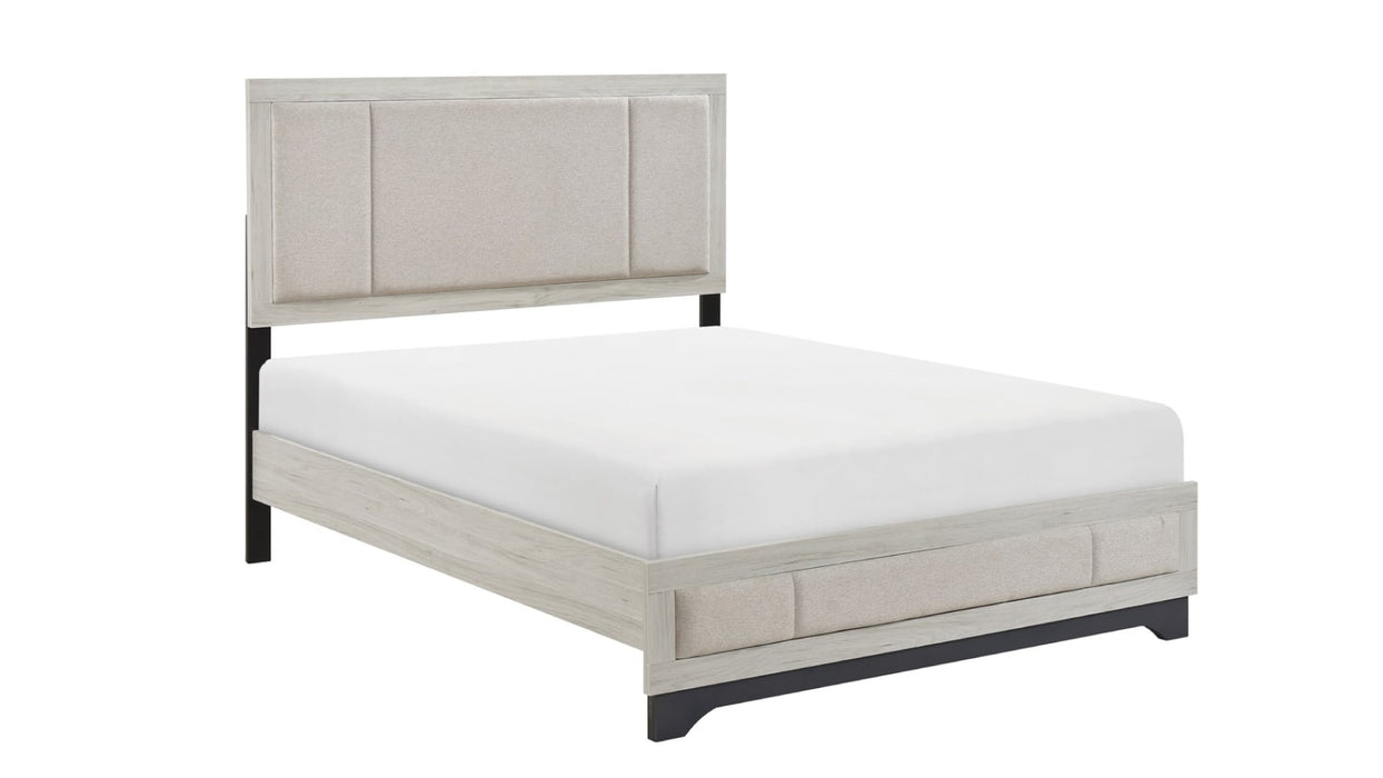 Westport Beige Wood And Upholstered Queen Bedroom Set