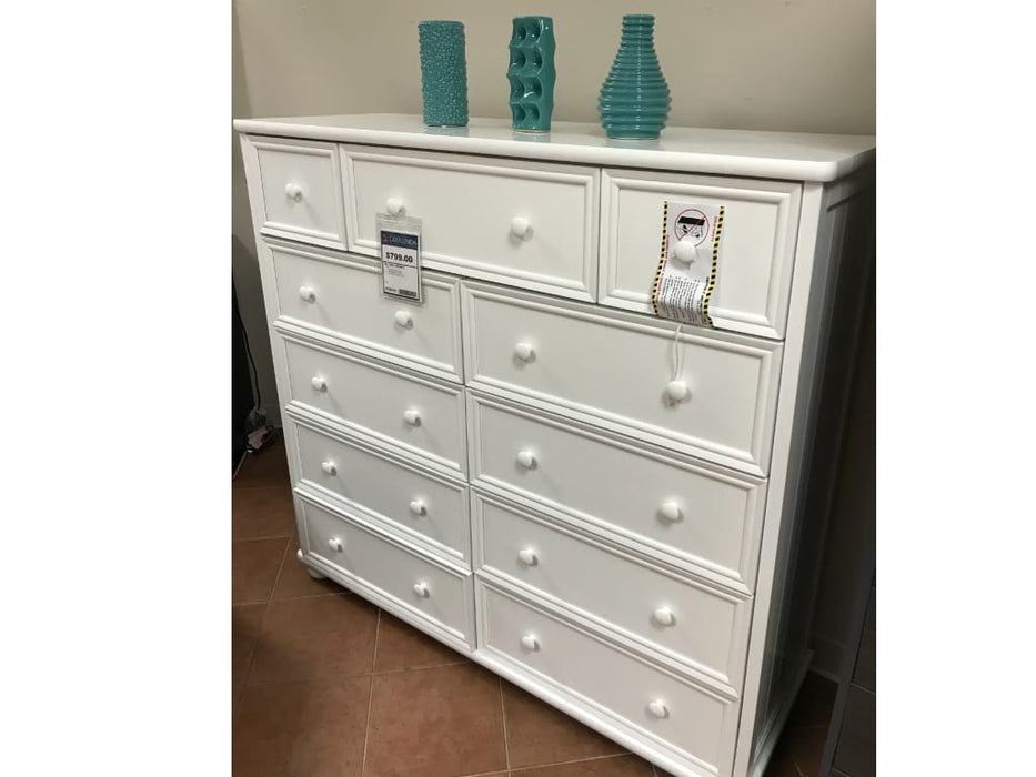 White Wood Chest Of Drawers