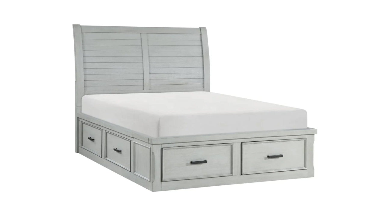 Willowbrook Gray Wood Queen Bedroom Set