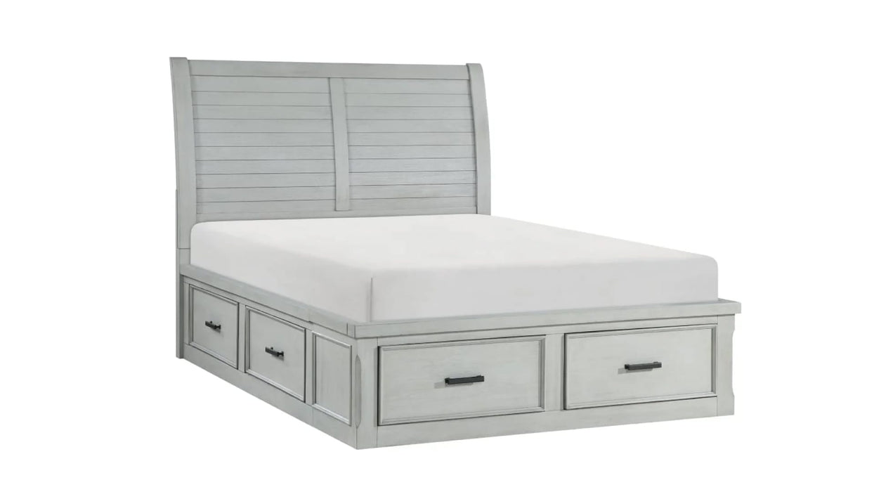 Willowbrook Gray Wood Queen Bedroom Set