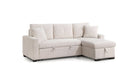 Winston Beige Fabric Sectional Sofa
