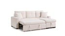 Winston Beige Fabric Sectional Sofa