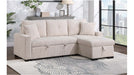 Winston Beige Fabric Sectional Sofa