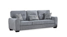 Yulia Gray Fabric Sofa & Loveseat Set