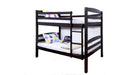7503 Brown Wood Twin Over Twin Bunk Bed